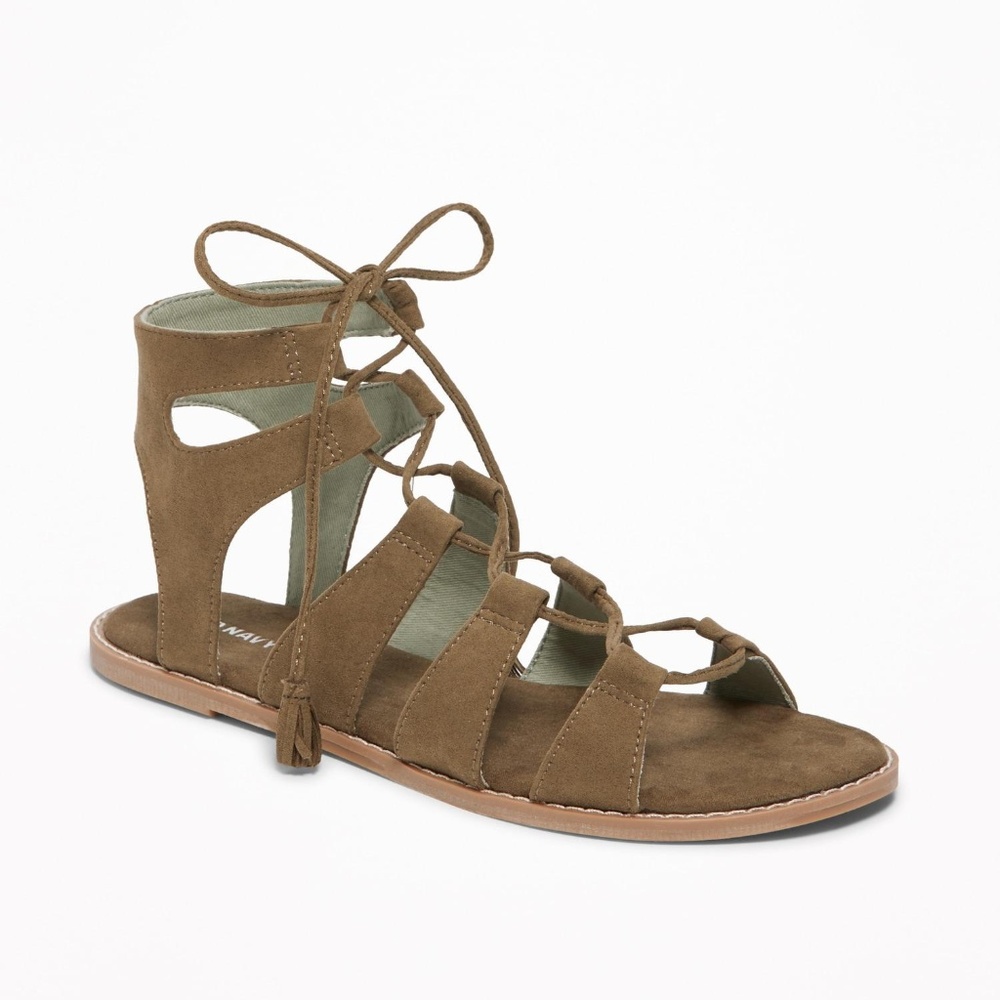 Lace-Up Gladiator Sandals